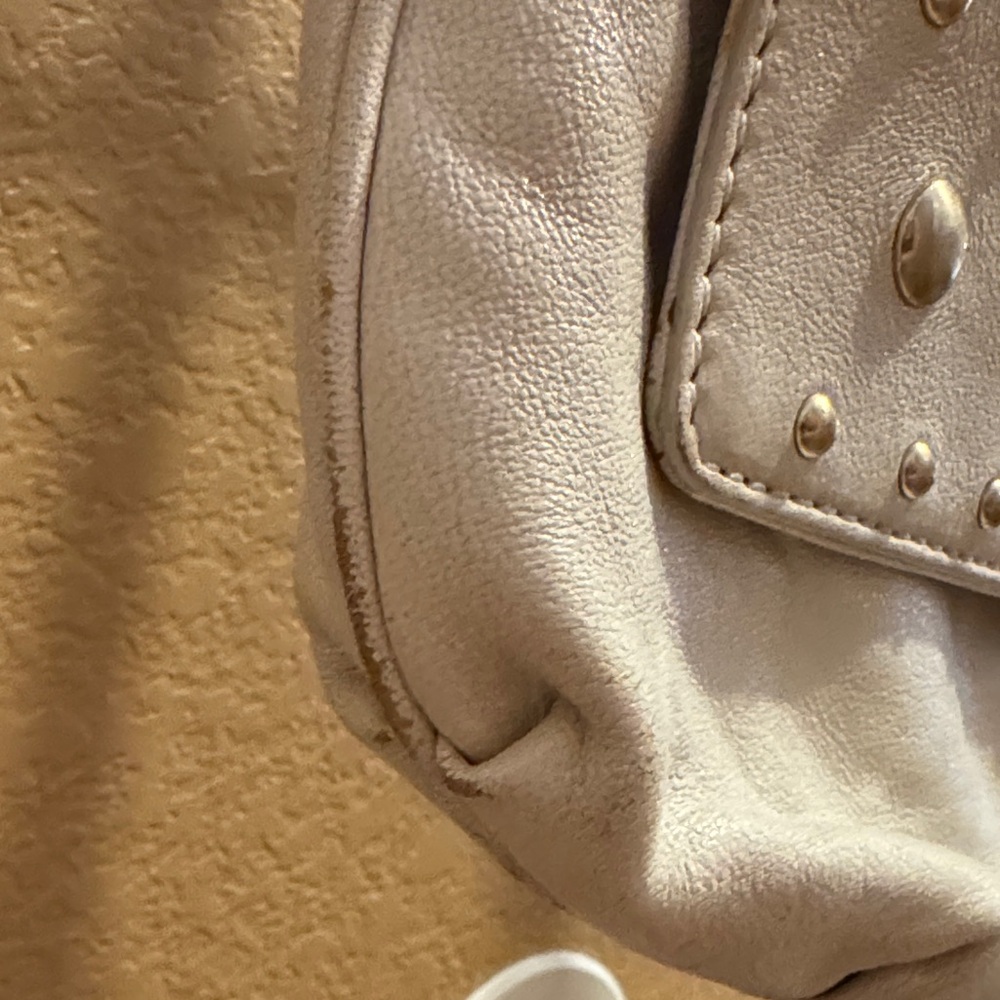 Michael Kors Vintage Leather Handbag Cream - Picture 3 of 9